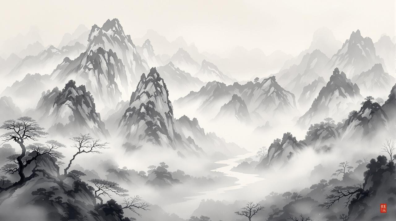 墨韵山水：中国画卷 - 欧美国产视频HD高清在线观看